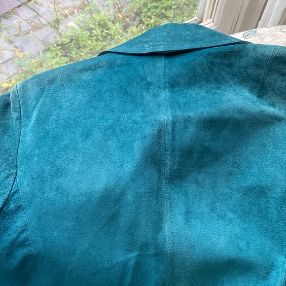 Teal Suede jacket - Picture 8 of 10
